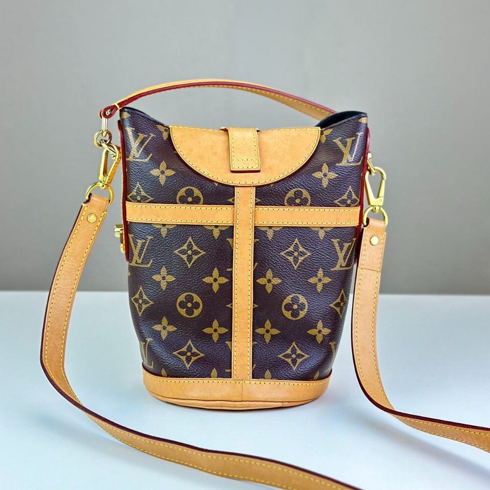 Louis Vuitton Monogram Canvas Duffle Shoulder Bag Crossbody - Picture 3 of 8